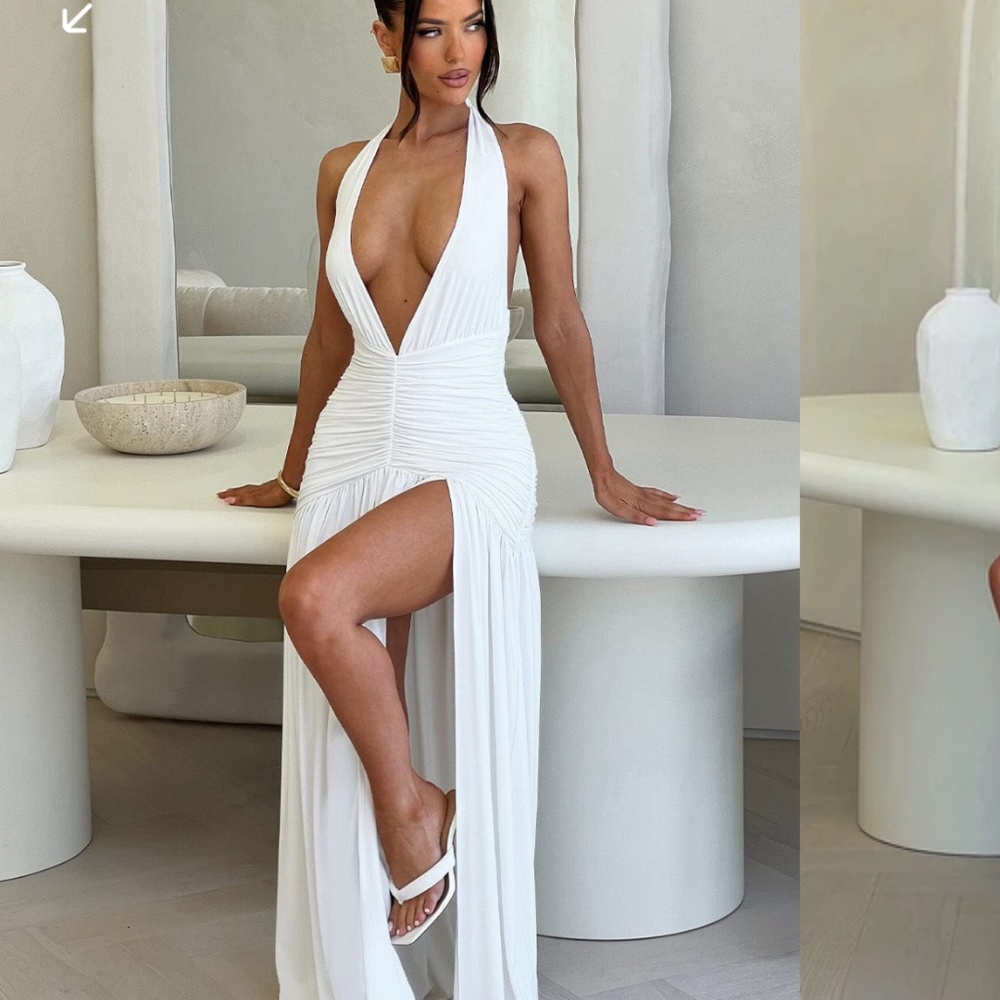 Baby boo Melania maxi dress
